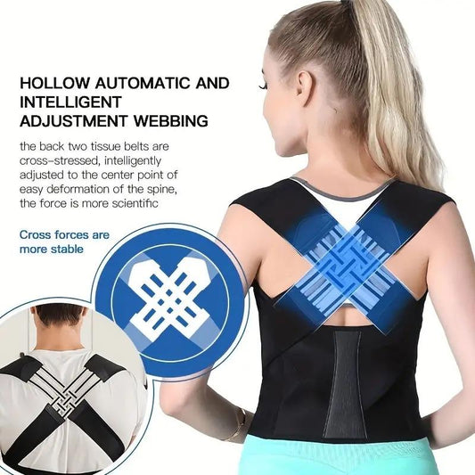 Adjustable Back Posture Corrector, Relieve Pain Belt for Women and Men