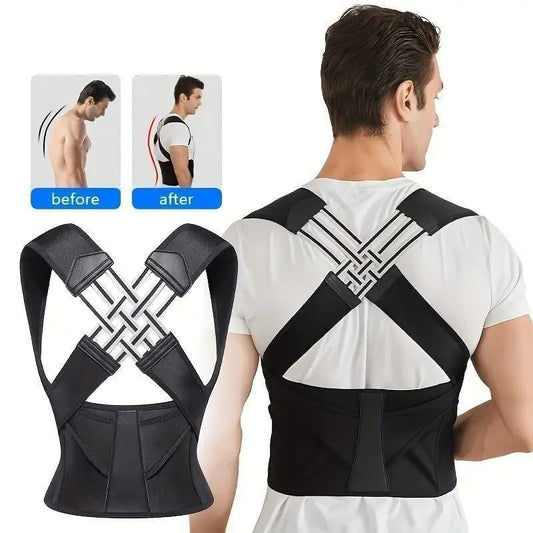 Adjustable Back Posture Corrector, Relieve Pain Belt for Women and Men