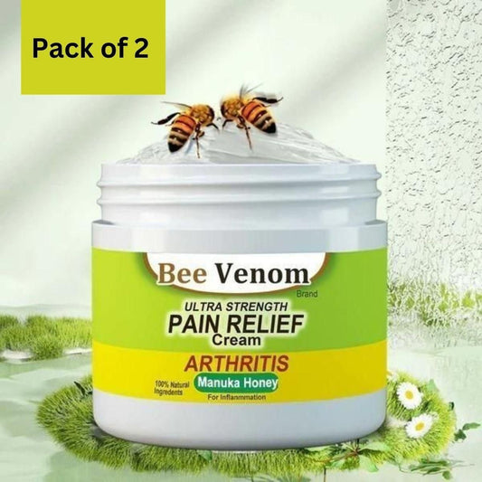 Bee Venom Ultra Strength Pain Relief Cream ( Buy 1 Get 1 Free )